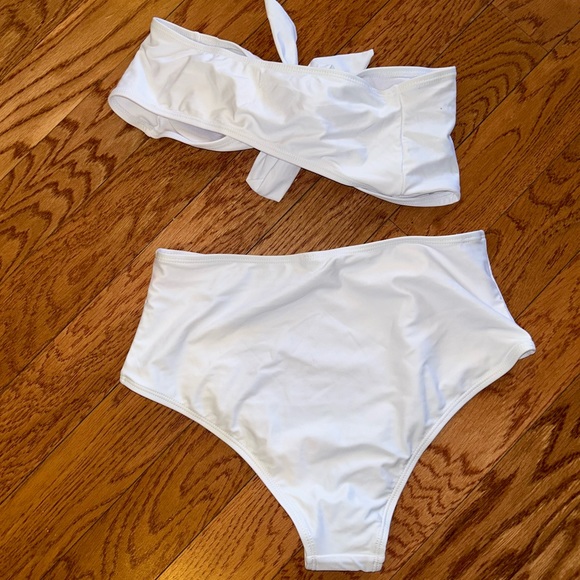 White two piece! Never worn! - Picture 2 of 3